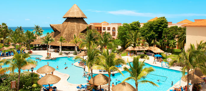 Børnevenlige hoteller hos Spies - hotel Sandos Playacar Beach Resort &amp; Spa.