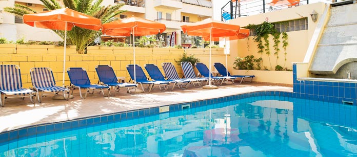 All Inclusive på hotell Litsa´s Lefkoniko Beach.