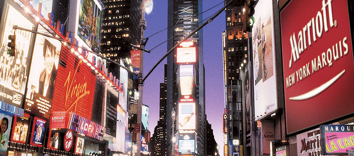 Hotel Marriott Marquis – bestil det hos Spies.