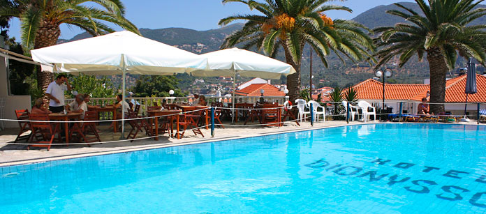 Hotel Dionysos - som vil finde ro og afslapning på ferien.