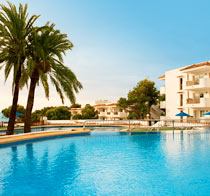 Børnevenlige hotel Cala Azul Park.