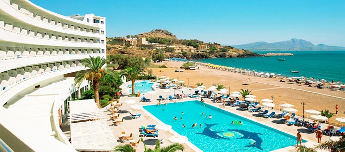 Slap helt af på et spa-hotel - SENTIDO Lindos Bay.