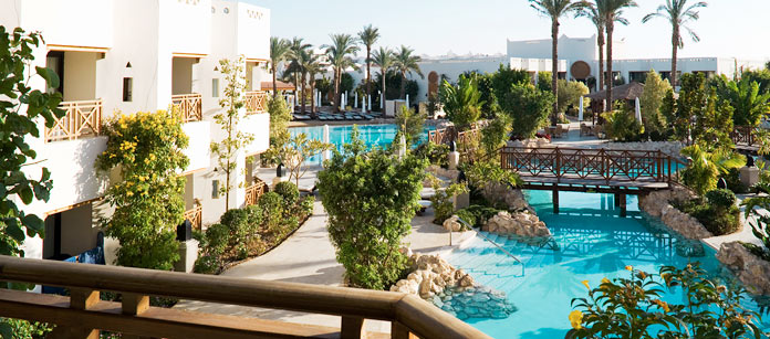 All Inclusive på hotell Ghazala Gardens.