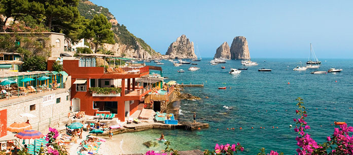 Rejser til Capri - Amalfikysten. Bestil rejser til  Capri - Amalfikysten hos Spies