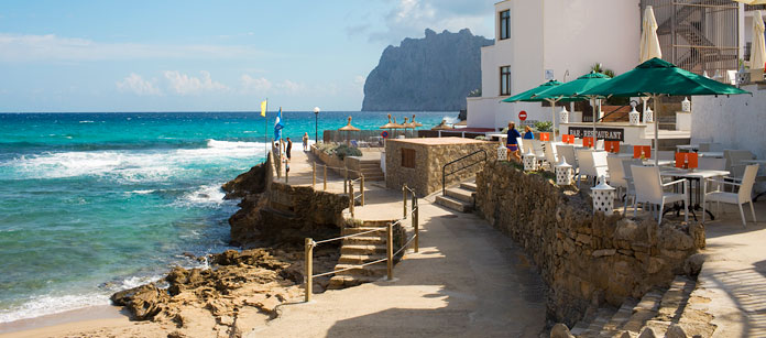 Rejser til Cala San Vicente. Bestil rejser til  Cala San Vicente hos Spies