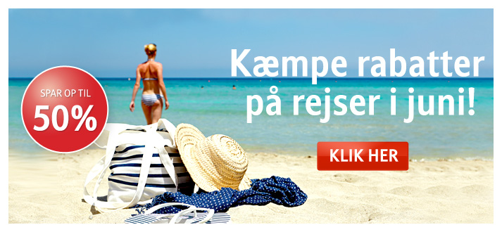 Kæmpe rabatter i juni!
